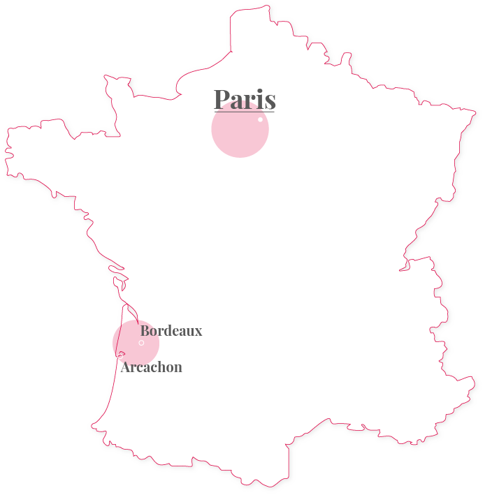 Bordeaux map